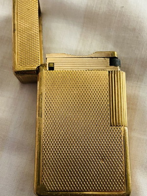 S.T. Dupont Paris vintage χρυσός επιχρυσωμένος αναπτήρας μεταχειρισμένος