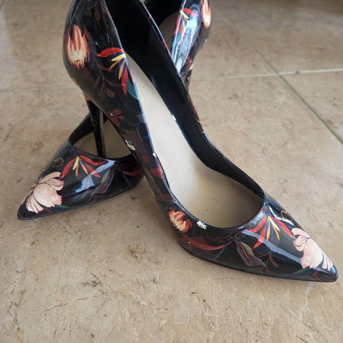 Aldo Stessy Floral Pumps New, Pointed Toe Stiletto Heels