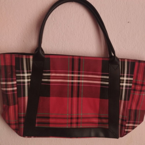 Victoria's Secret Red Plaid Holiday Tote Bag New Edition 2020