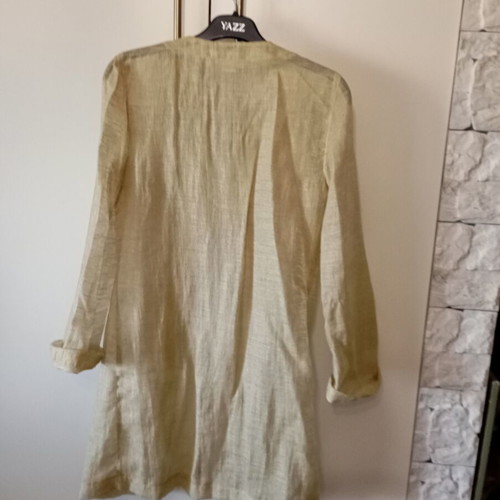 Summer jacket linen with gold thread like new, size S
