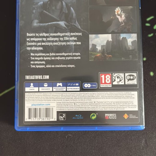 The Last Of Us Part 2 PS4 game like new with box and original leaflets