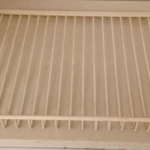 Metal refrigerator shelf Kelvinator used, white, set of 2