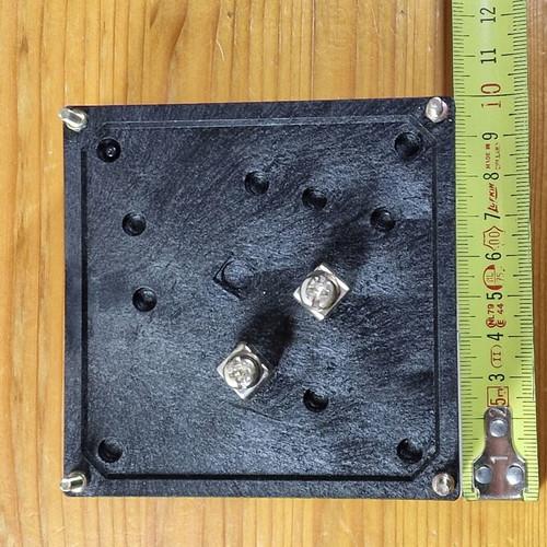 Analog voltmeter with LED flashlight gift, rechargeable batteries