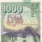 Spanish banknote