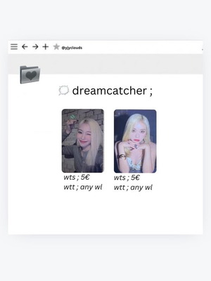 Photocard Gahyeon Dreamcatcher επίσημο σετ νέο