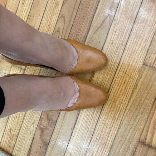 Vintage Ormes leather heels used, size 38, brown