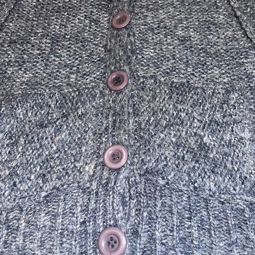 Knitted gray poncho like new Mezzo Uomo