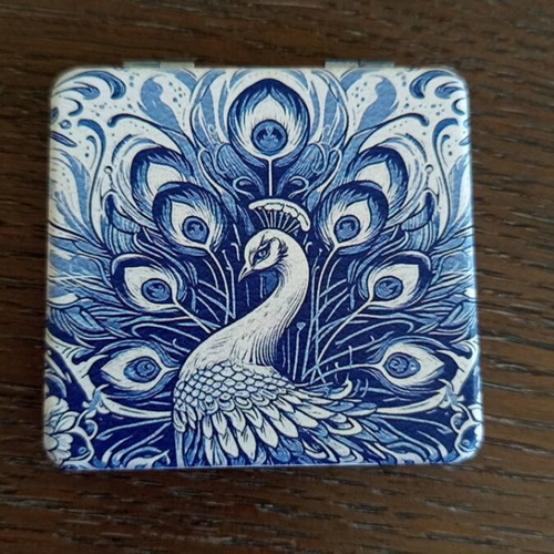 Peacock Compact Mirror new