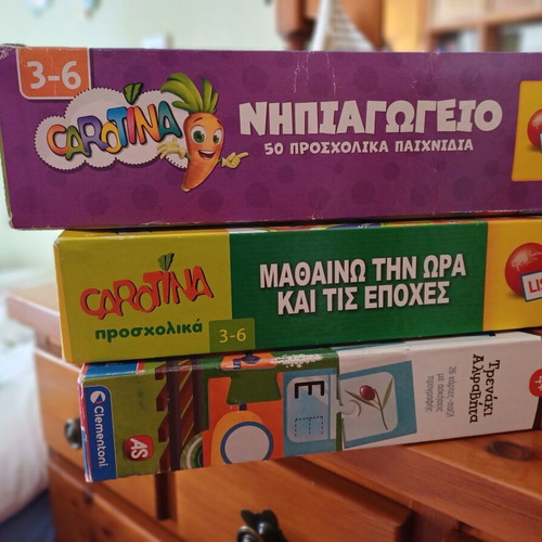 Educational games pack of 3, like new, preschool learning
