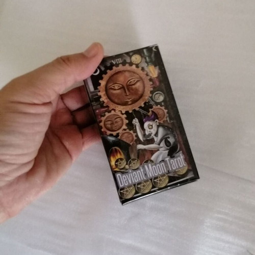 Deviant Moon Tarot handmade used deck with 78 laminated cards