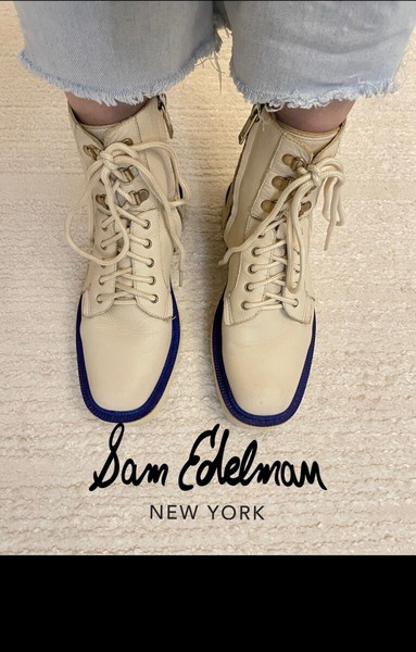(36,5-37) Γνήσιο δέρμα μποτάκια Sam Edelman