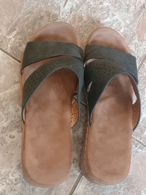 Voi and Noi women's slippers like new, size 37, black and brown