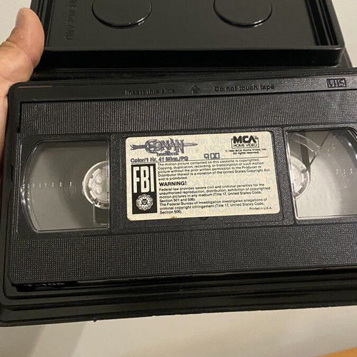 Conan 1984 VHS tape