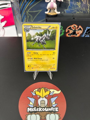 Zebstrika 42/114 Black & White ασυνήθιστη κάρτα Pokémon μεταχειρισμένη