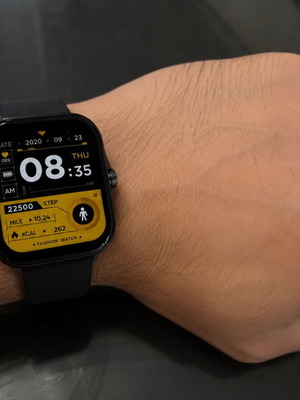 Smart watch Ro Hs M13 μαύρο καινούργιο συμβατό με Android και iPhone