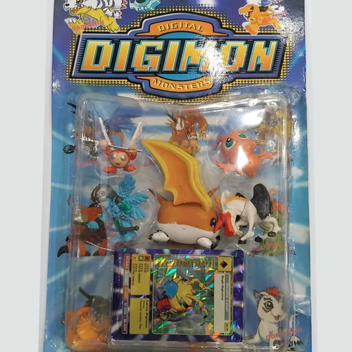 Digimon digital monsters figures used, set of 5, not Bandai