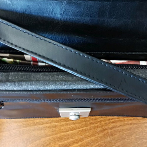 Men's leather bag Lavor new, black