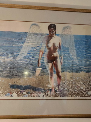 Λιθογραφία Αγαίον ΧΧΙΙΙ του Κ. Γραμματόπουλου μεταχειρισμένη