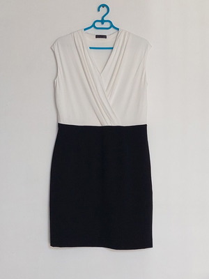 S.Oliver women's dress XL like new, black and white