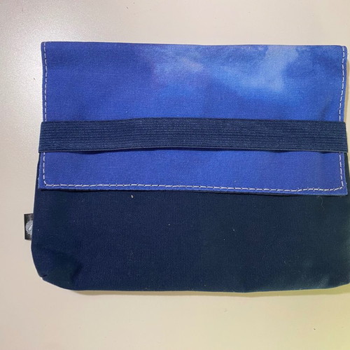 Toiletry bag Nappa Dori multicolor with Milan Duomo print, new