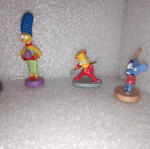 The Simpsons collectible figures set of 8, like new