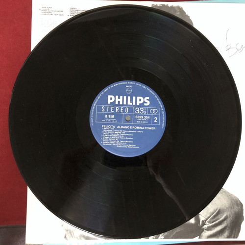Al Bano & Romina Power Felicità vinyl record like new