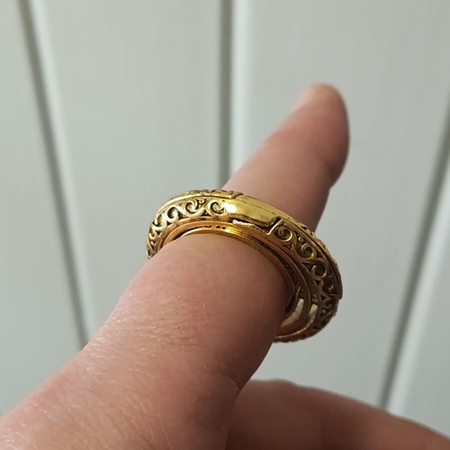 Harry Potter Astronomy Ring new, gold color, inspired by books