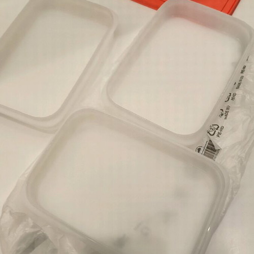 Tupperware triple container new 675ml each