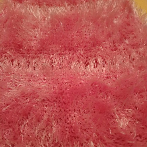 Fuzzy kids cardigan like new, pink multicolor, size XS