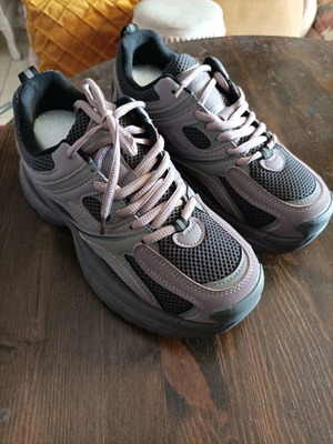 Women's sneakers no.39 new, thick sole, dusty apple purple