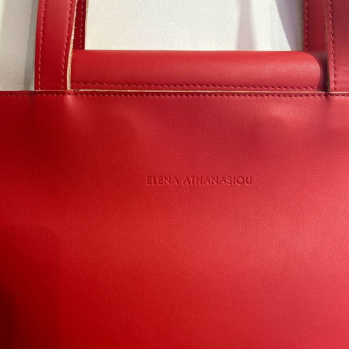 Elena Athanasiou shoulder bag red large new