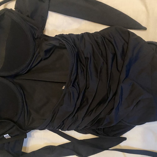 Crool one-piece swimsuit like new, black, size M