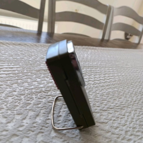 Tin flashlight from the 70s vintage used