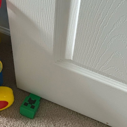 Minecraft 3D print door stop made of PLA plastic new
