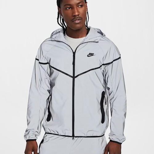 Nike Tech Fleece ανακλαστικού σχεδίου μέγεθος L σαν καινούργιο, γκρι