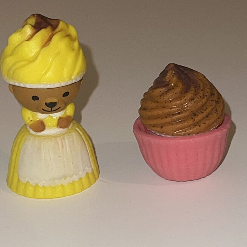 Mini Cupcake Bear Toys used, set of two