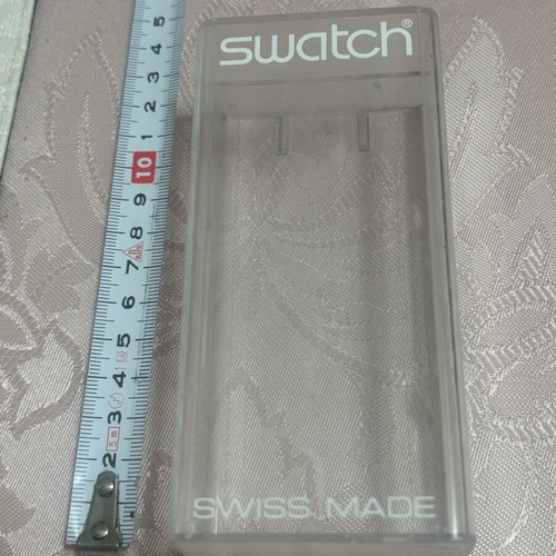 Swatch plastic watch box used