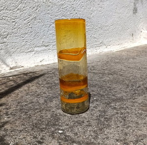 βάζο φυσικό χειροποίητο γυαλι