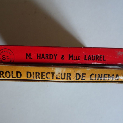 Standard 8mm comedy films used, pack of 2 silent in original boxes