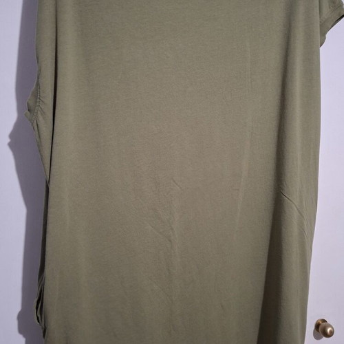 Μπλούζες cotton σαν καινούργιο, μαύρο και λαδί, 2XL