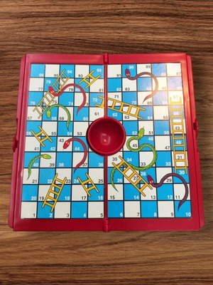 Snakes and Ladders Travel Game like new