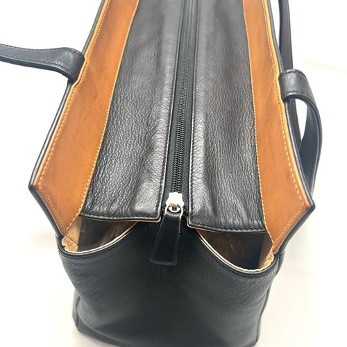 Connolly black leather tote bag used