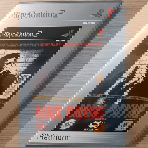 Max Payne [Platinum] for PlayStation 2 like new, English complete