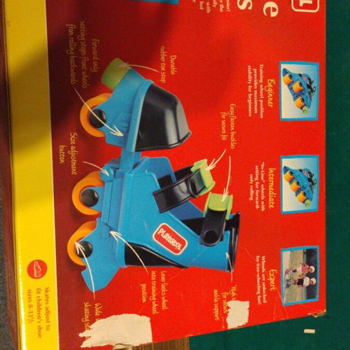 Playskool 1993 vintage adjustable in-line skates for kids new