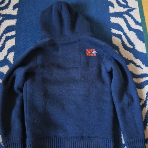 Superdry jacket like new, blue, size S