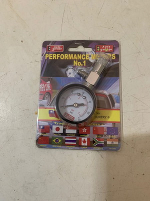 Autogauge tyre pressure gauge barometer like new
