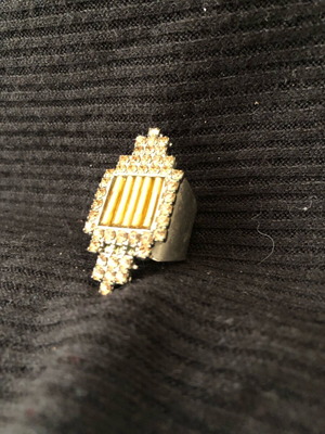 Earrings verres and two different rings like new