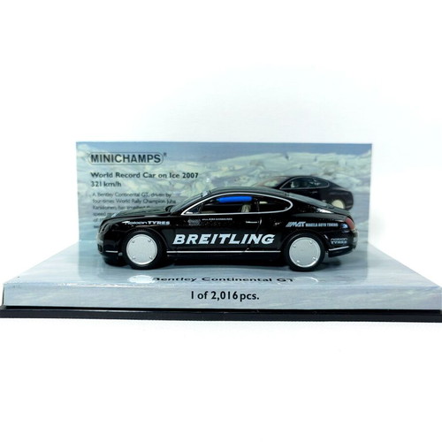 Bentley Continental GT World Record Car 1:43 Minichamps Limited Edition