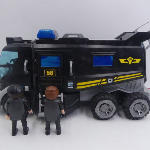 Playmobil 9360 City Action SWAT Tactical Unit Command Truck used