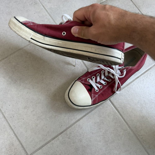 Converse All Star sneakers used, size 45, red